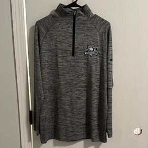 Men's Gray Quarter-Zip Shirt
